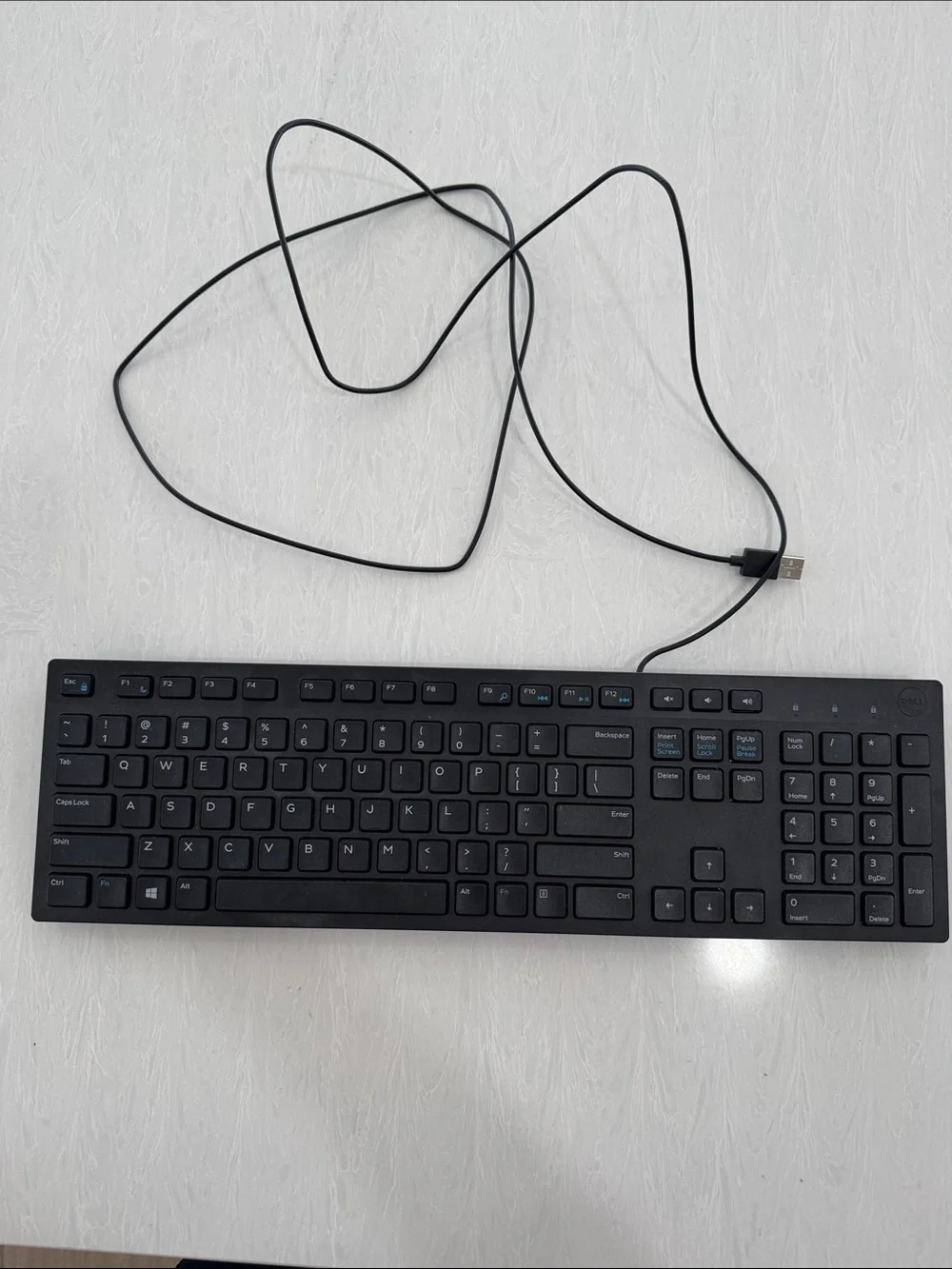 Dell Wired Keyboard - Black KB216 Wired Black USB Keyboard